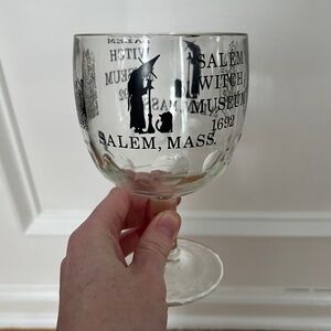 Vintage Salem, Massachusetts Goblet